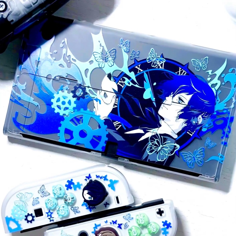 Nintendo Switch Case - Жесткий защитный чехол Makoto Yuki, полупрозрачный,