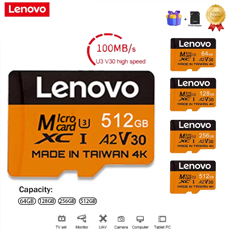 Gaming Console Lenovo - Карты памяти Lenovo Secure 512 ГБ
