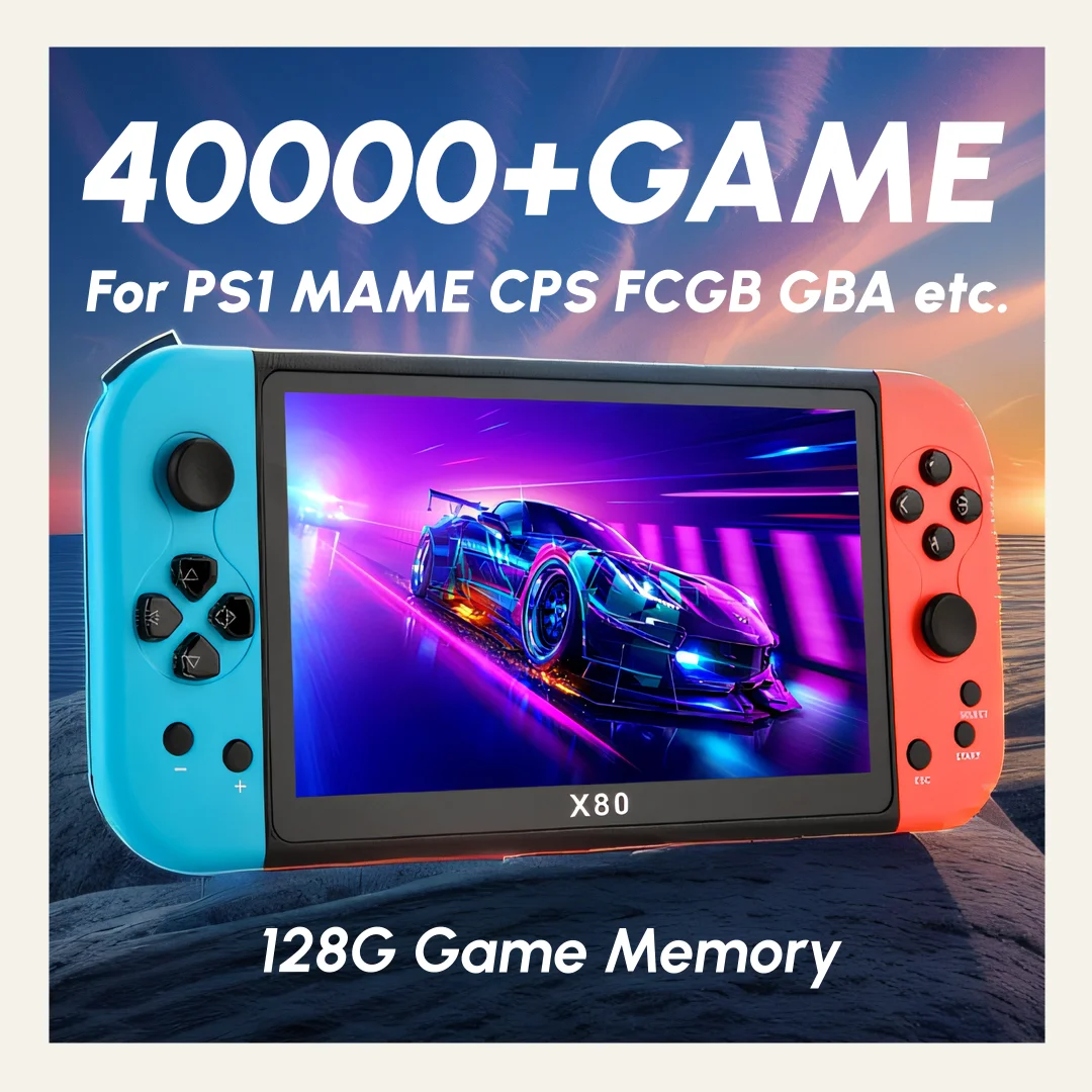 Gaming Console X80 - Ручная консоль Experience Retro Gaming X80,