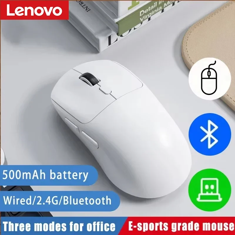 Gaming Console Ipad - Беспроводная трехрежимная мышь Lenovo, Bluetooth 2,4G,