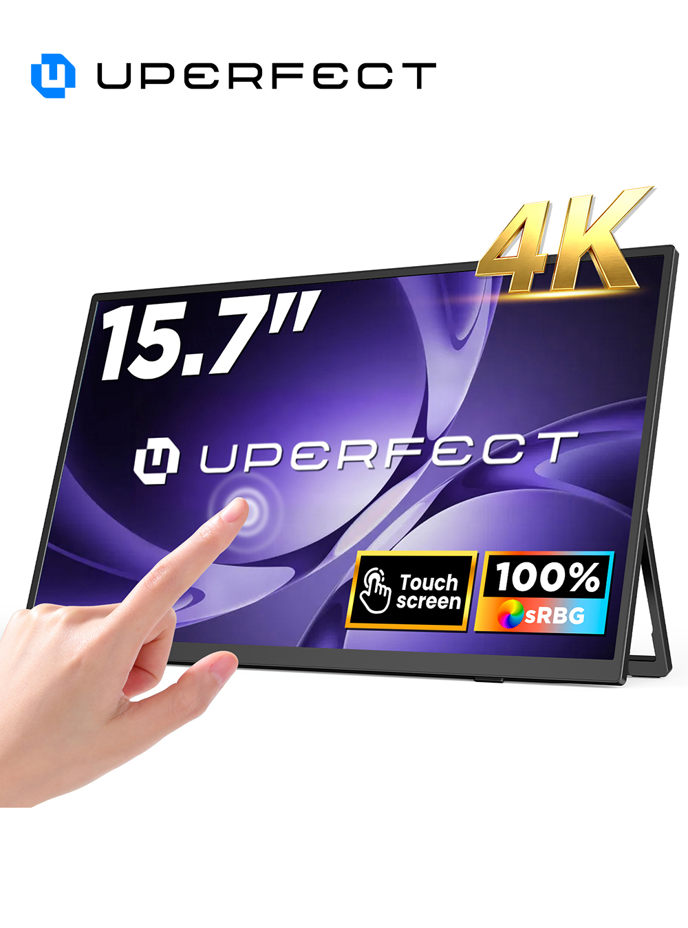 Gaming Console X80 - Портативный сенсорный монитор UPERFECT 4K (15,7