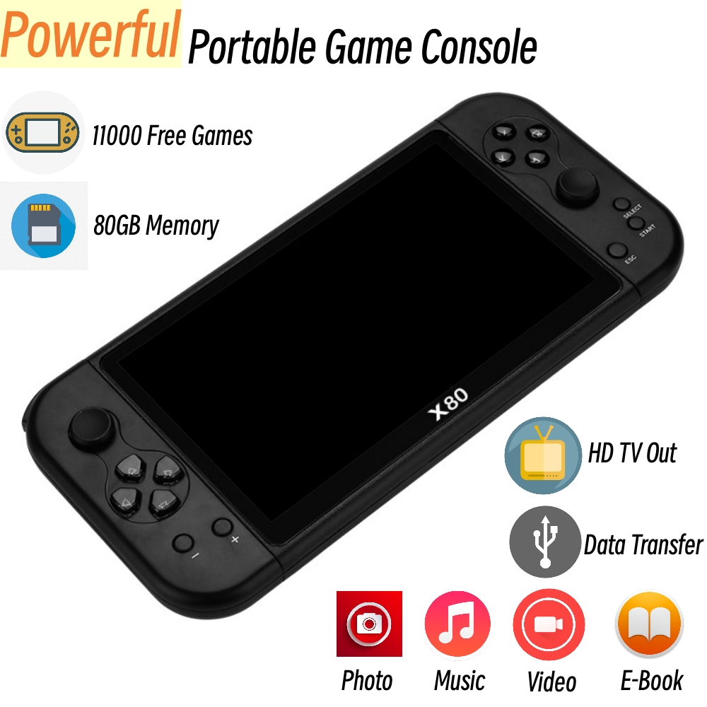 Консоль игровая портативная, 7 – обзор и цена Gaming Console X80