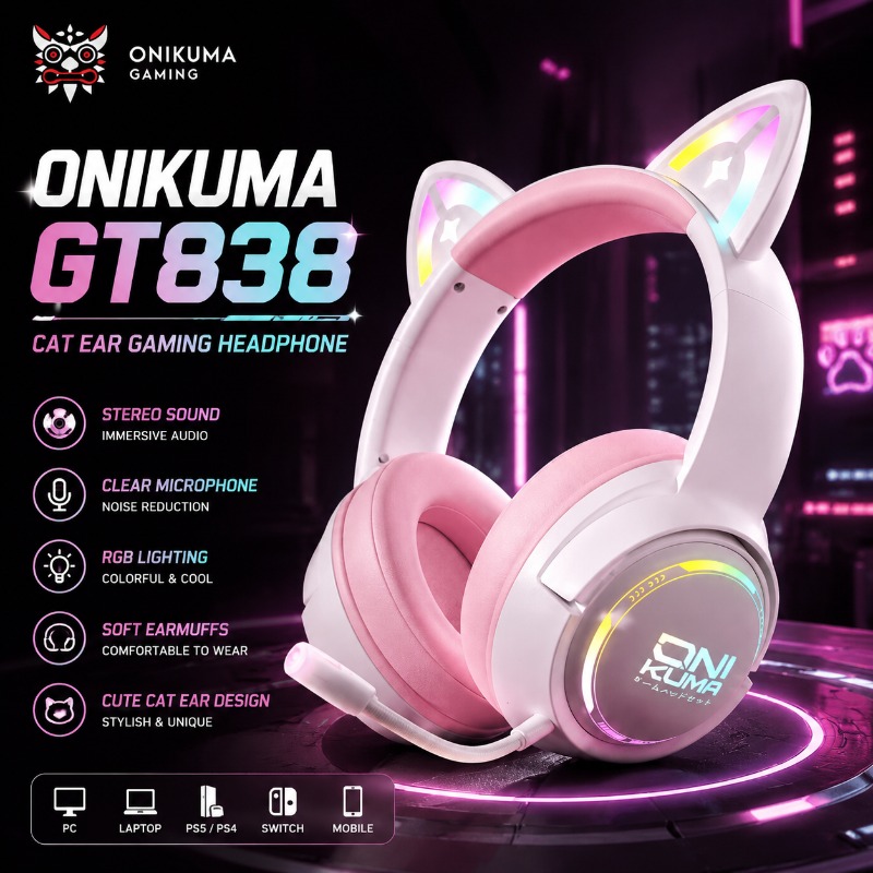 Игровая гарнитура ONIKUMA GT83 – обзор и цена Gaming Console Apple