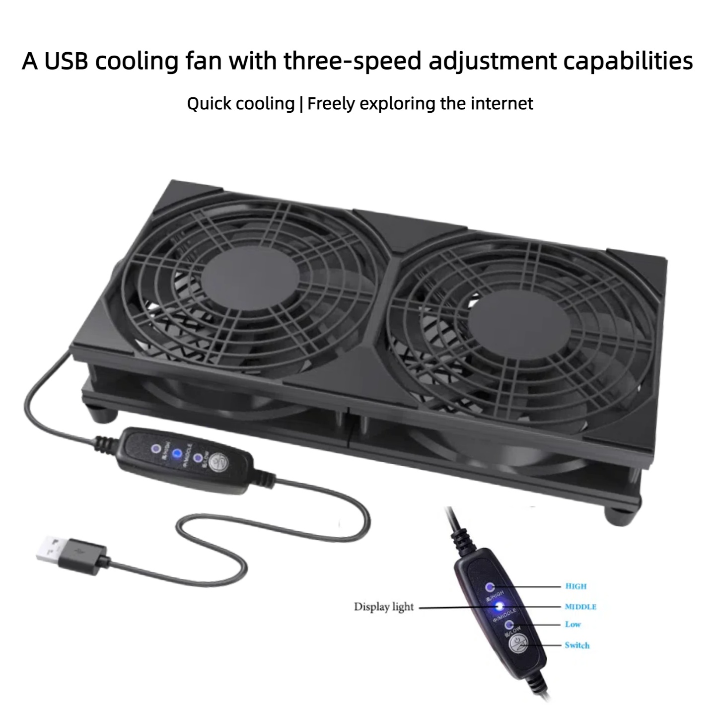 Двойной USB-вентилятор с 3-ско – обзор и цена Gaming Console Usb