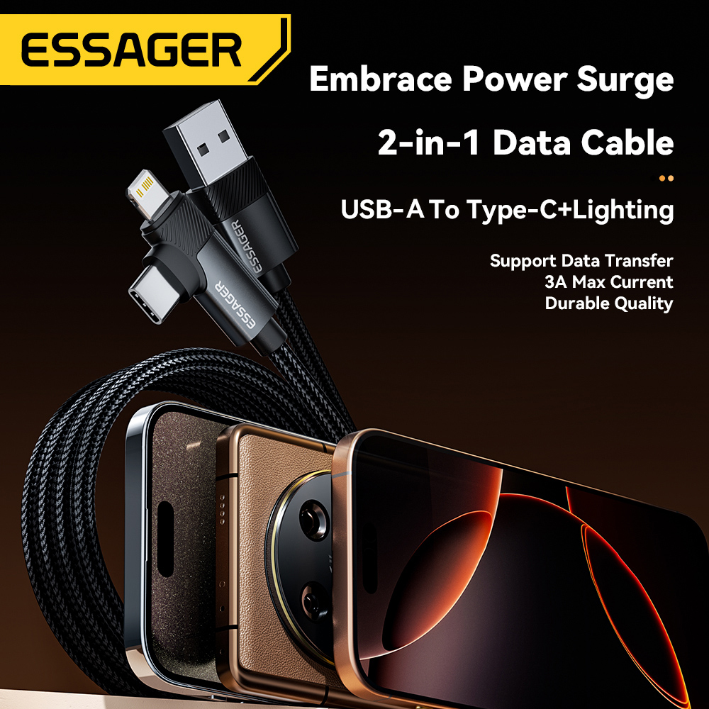 Прямоугольный кабель Essager 2 – обзор и цена Gaming Console Ipad